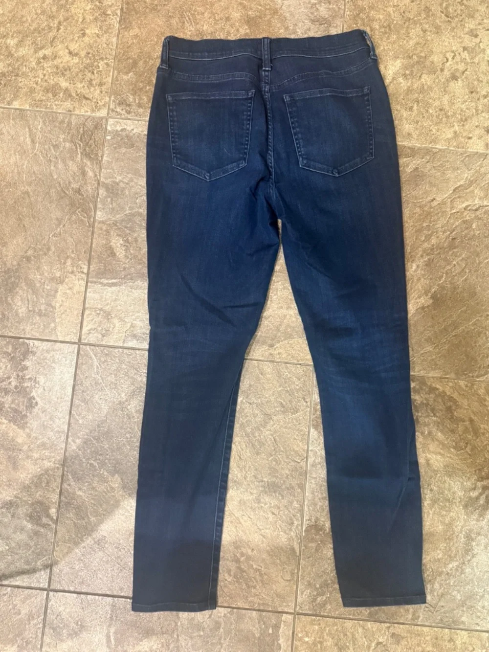 J.Crew 9” Toothpick Jeans Size 29 Dark Wash Button Fly Skinny Denim